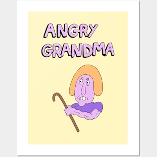 Angry Grandma Posters and Art